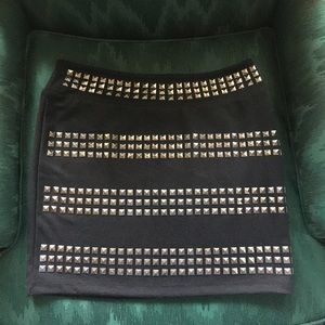 Studded Mini Skirt